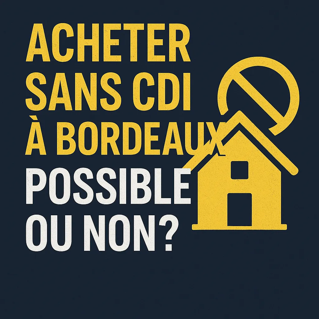 Acheter sans CDI à Bordeaux : possible ou non ?