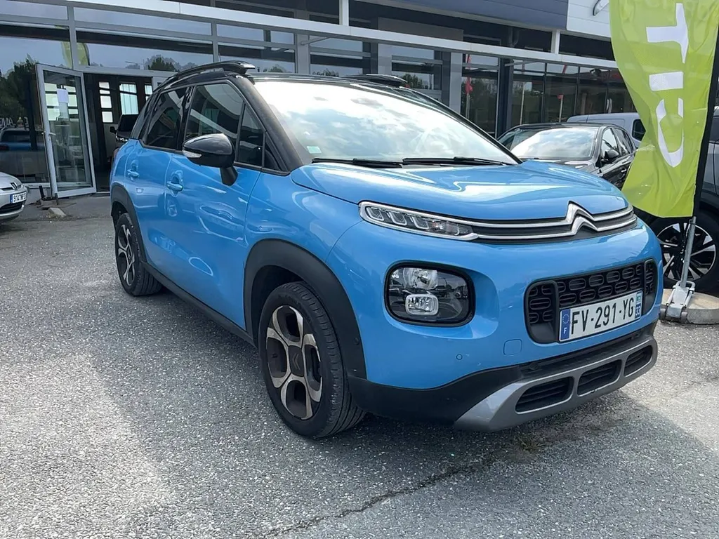 Citroën C3occasion Aircross essence bleue 130cv S&S EAT6 Shine Pack à vendre près de Lacanau Gironde