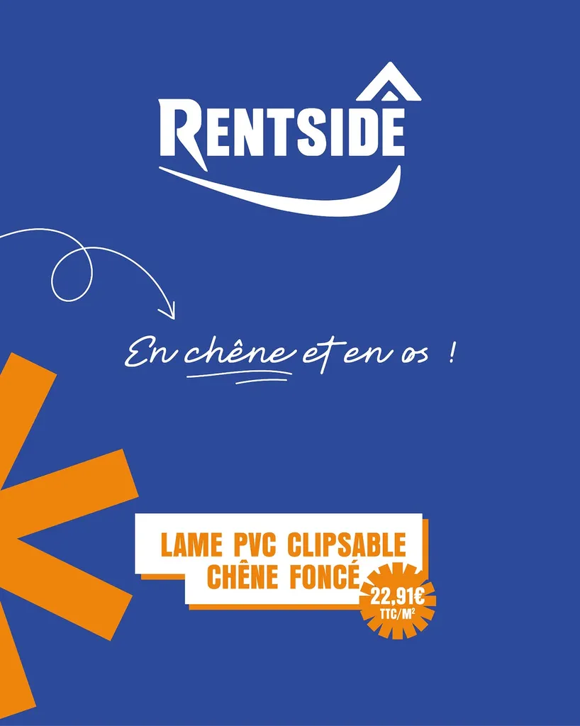 Rentside, votre spécialiste des matériaux de rénovation à prix d'usine - Livraison 3 jours partout en France