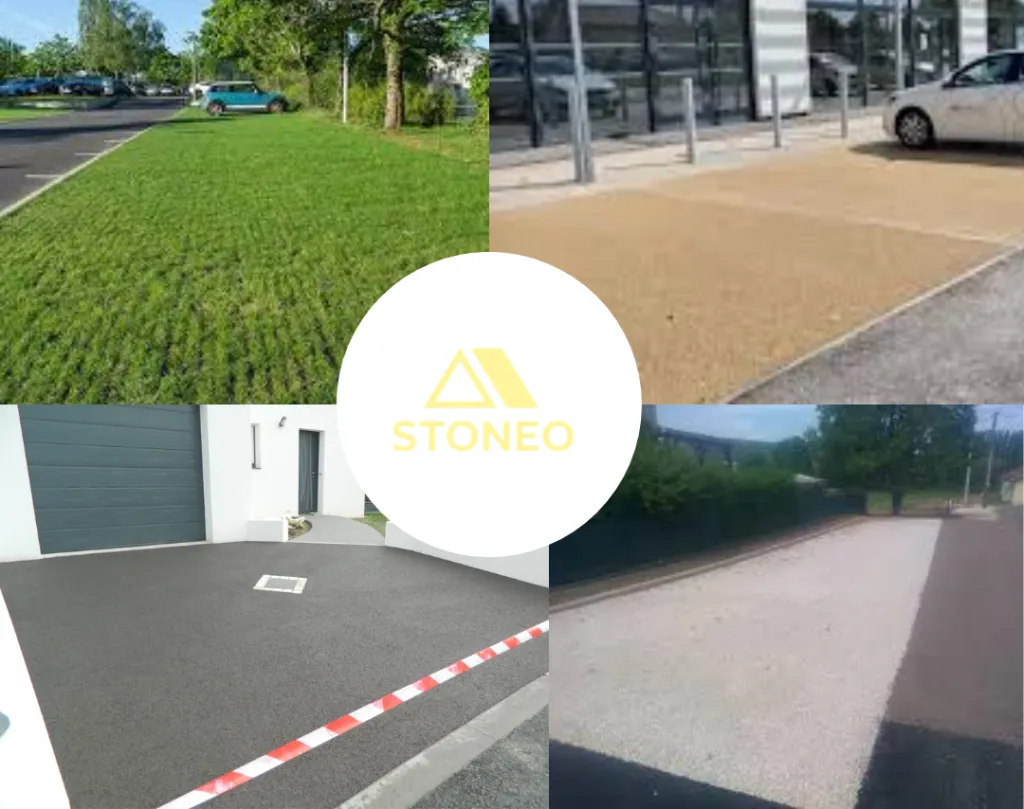 STONEO vous aide à faire un choix éclairé dans la création de vos allées et parking drainant en Ardèche 07, Drôme 26 et Isère 38 grâce à notre moquette de pierre carrossable alliant esthétisme, résistance et durabilité