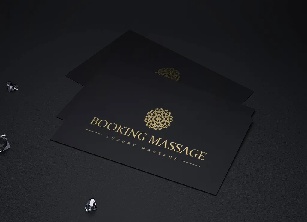 carte de visite booking massage paris