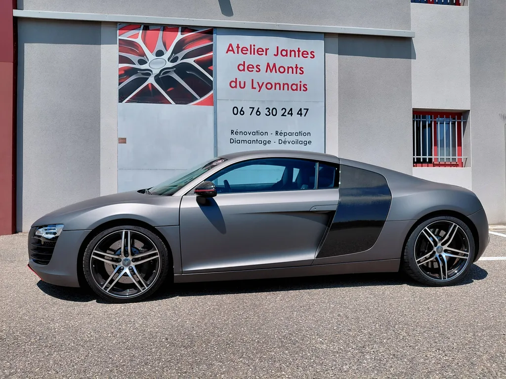 Réusinage / diamantage au tour numérique 
Audi R8 / Brignais