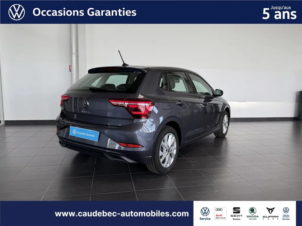 Achat Volkswagen Polo occasion au Havre : citadine essence Style 95 ch, faible kilométrage garantie 5 ans