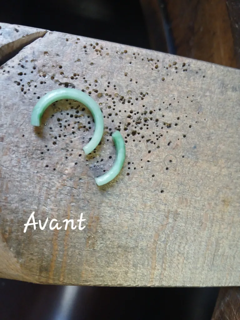 Réparation bague en pierre