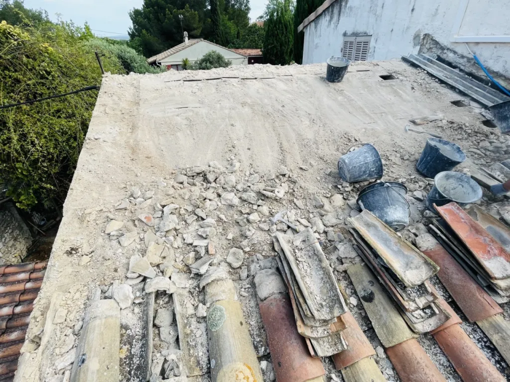 Remplacement d’une toiture de maison sur Martigues près de Marignane