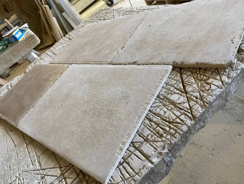 Dallage ancien en pierre naturelle Montpellier