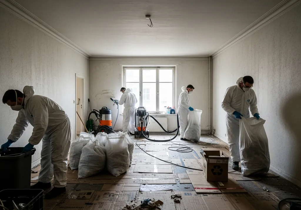 Débarras spécialisé pour situations extrêmes logements dégradés insalubres Diogène avec nettoyage désinfection évacuation sécurisée accompagnement personnalisé