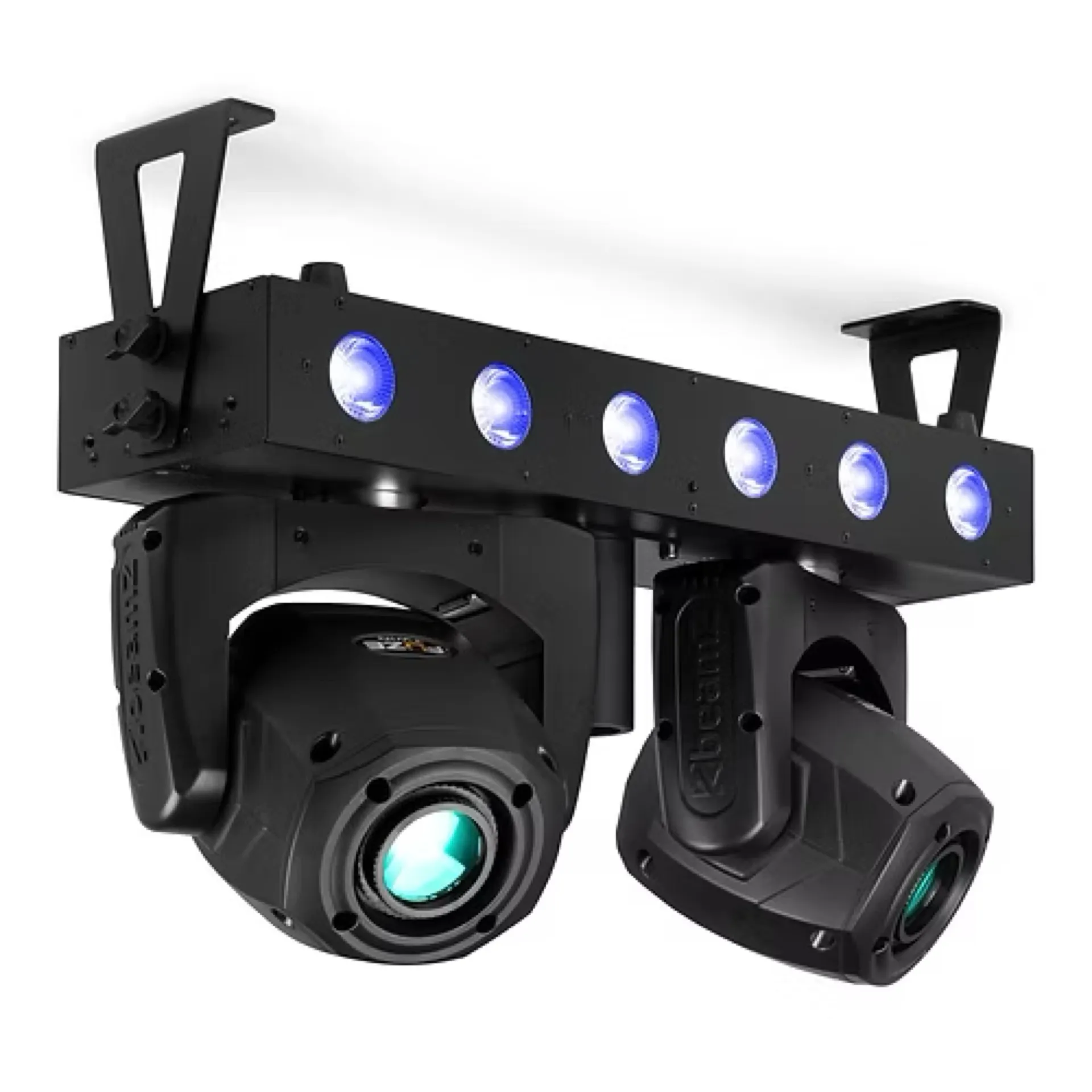 BARRE DOUBLE LYRE LEDS SPOTS 75W / BARRE LEDS 6X15W