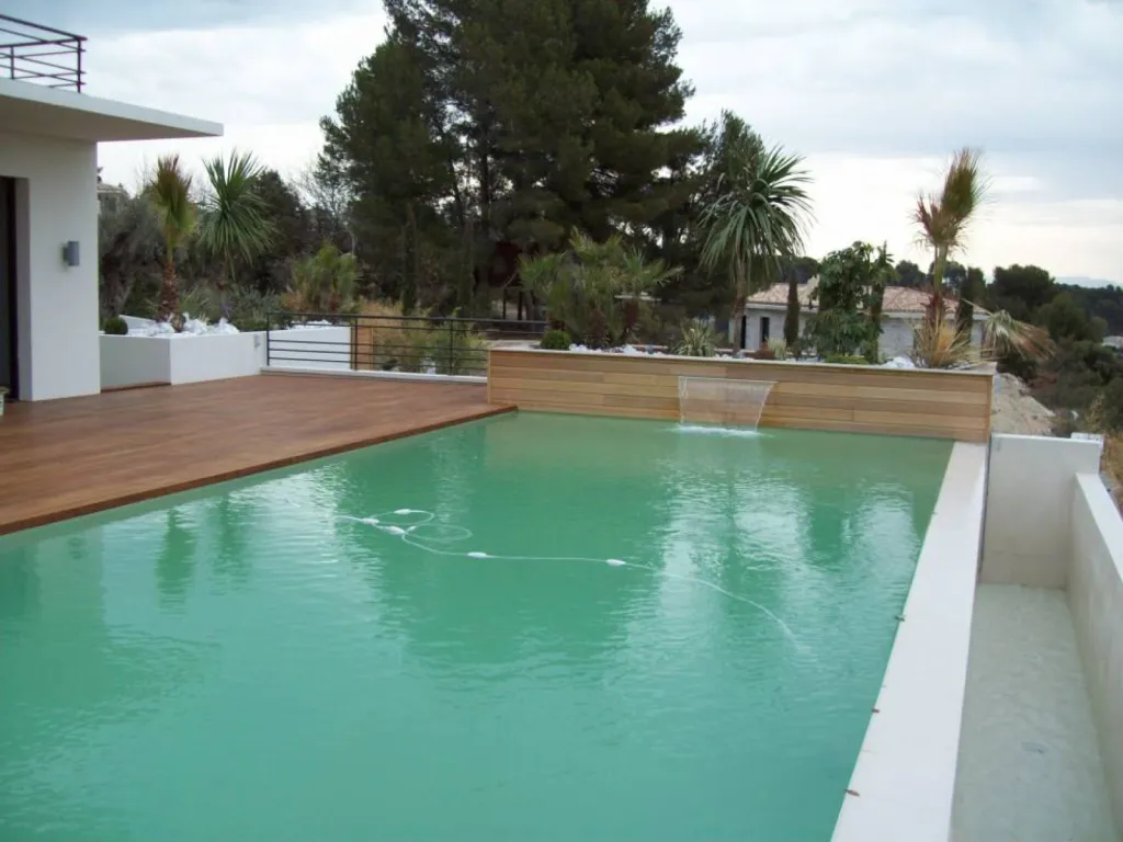 Terrasse en Teck Indonésien de la Parqueterie Aixoise