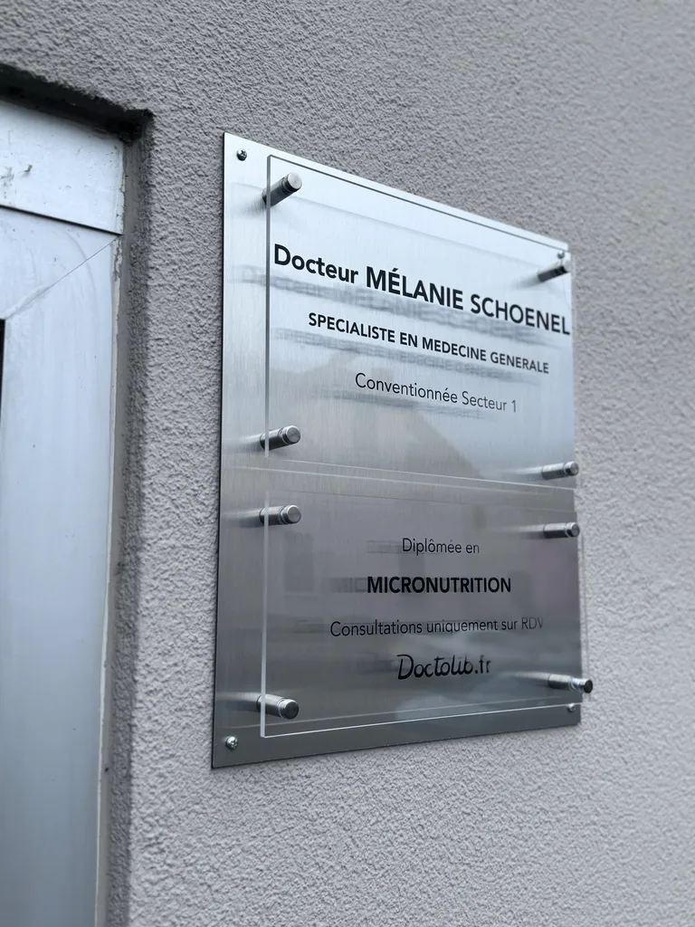 plaque medecin