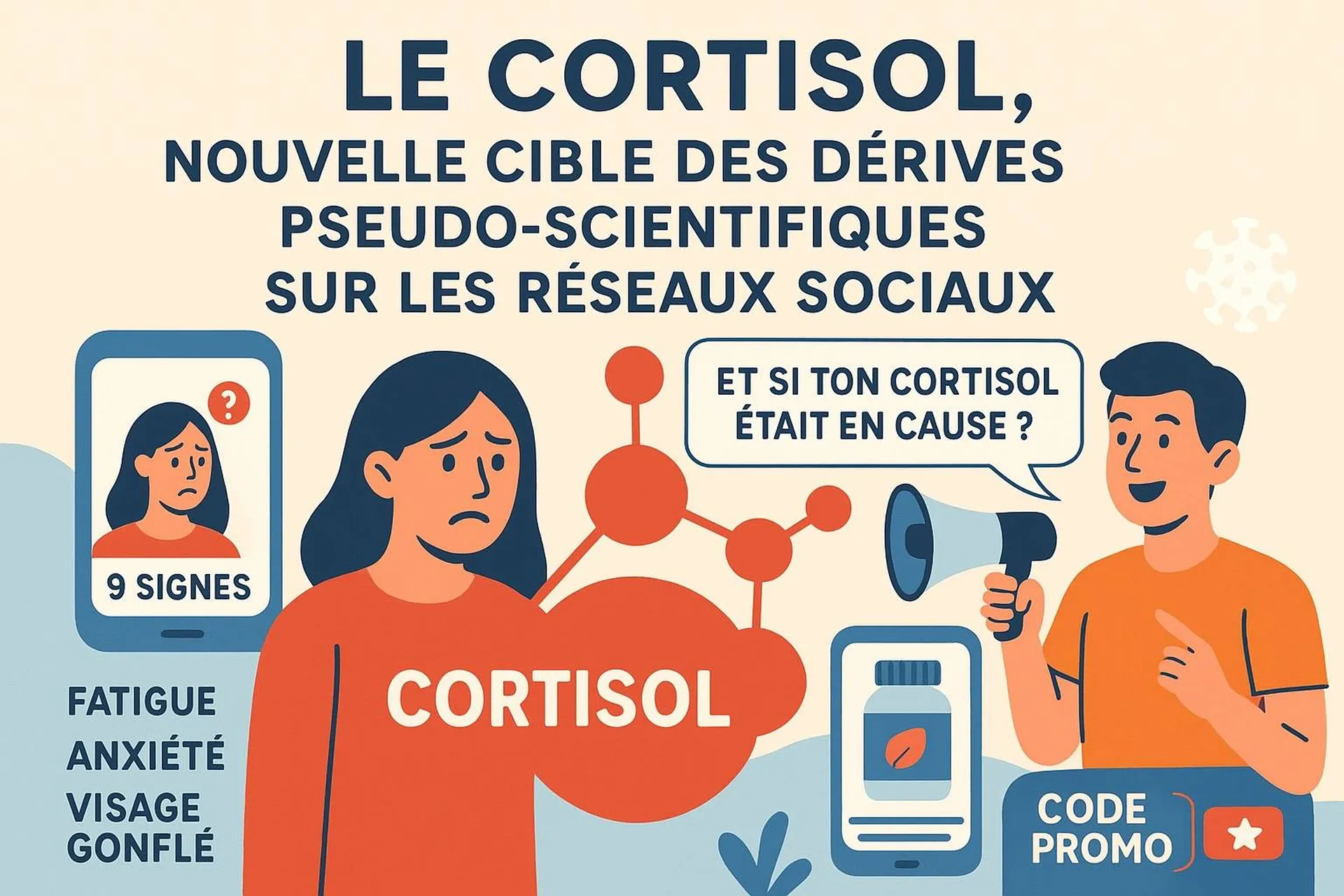 Le cortisol cible des réseaux