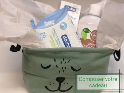 composition cadeau bébé en pharmacie à marseille