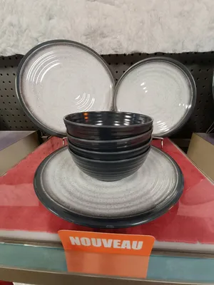 Vend service vaisselle mélamine