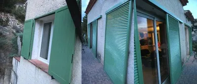Volets et persiennes sur mesure en Alu sur Nice dans les Alpes Maritimes