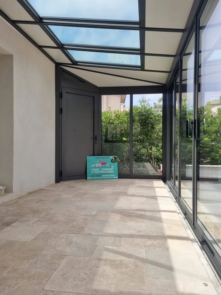 Installation d'une véranda AKENA sur mesure à Sète dans l'Hérault