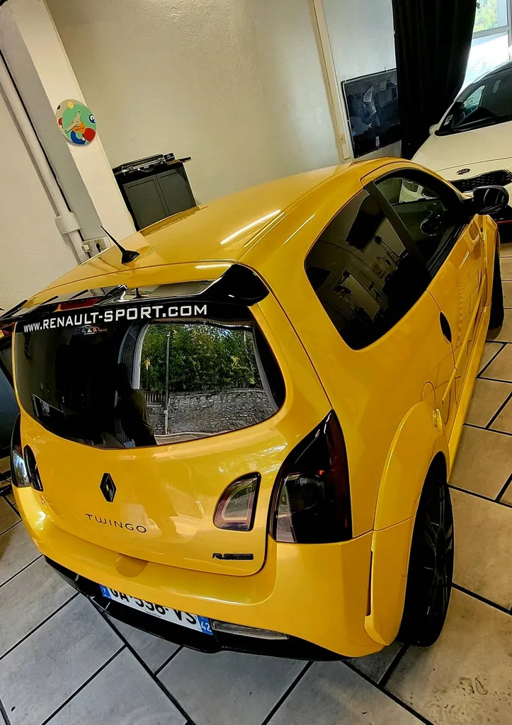 Teinte des feux arrières , clignotants avants et pose covering pas cher sur cette Renault twingo 2 rs dans le 06