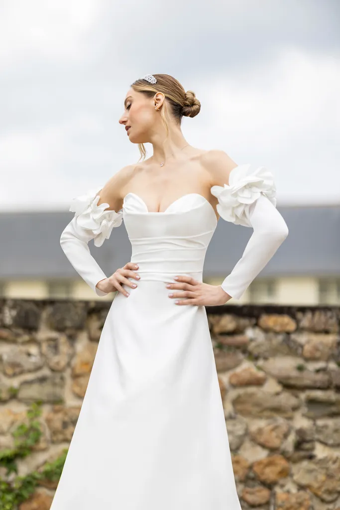 robe de mariée fluide à aix en provence