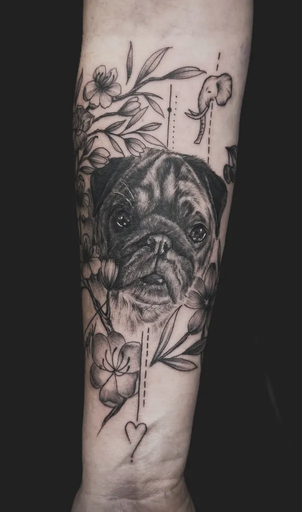 tatouages portraits pour animaux chiens et chats à Annecy