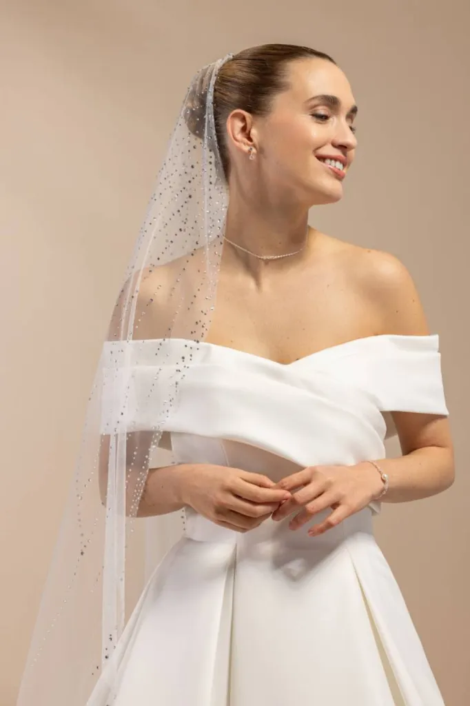 robe de mariée bustier croisé