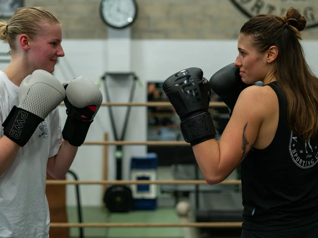 cours de boxe anglaise mixte