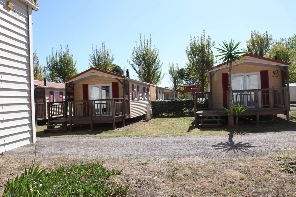 Location de mobil home à Serignan plage bord de plage