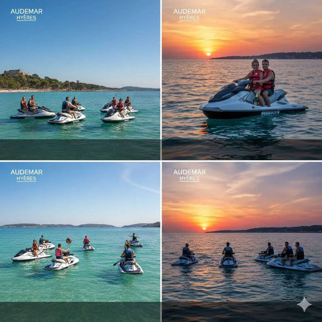Louer des jet skis et bouées tractées pour un événement de groupe mémorable à Hyères et Porquerolles