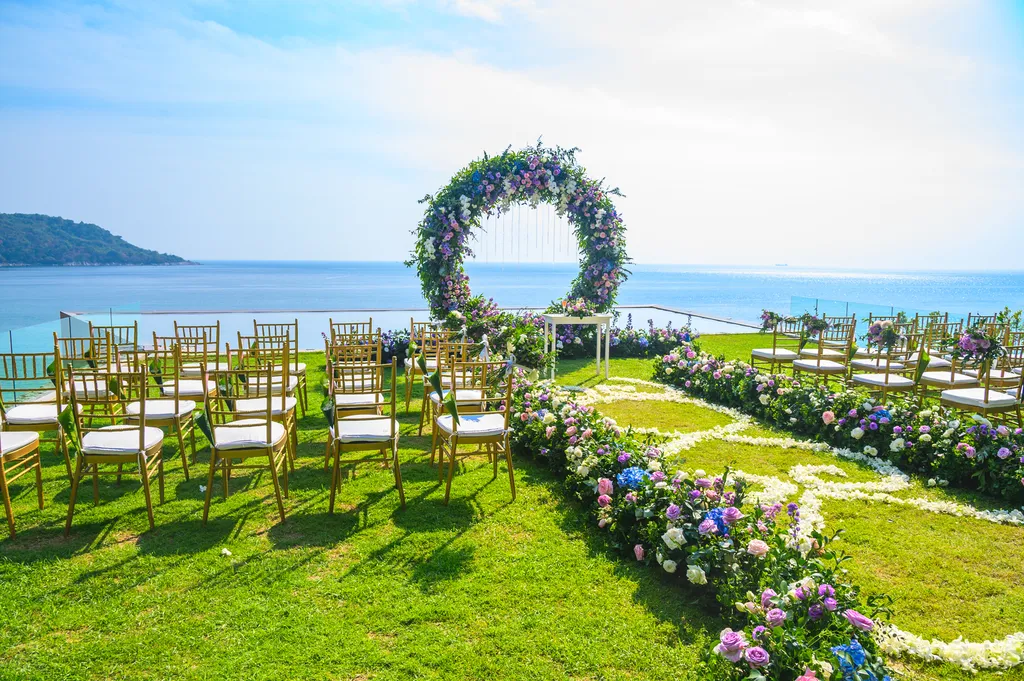 Mariage dans villa de luxe à saint tropez