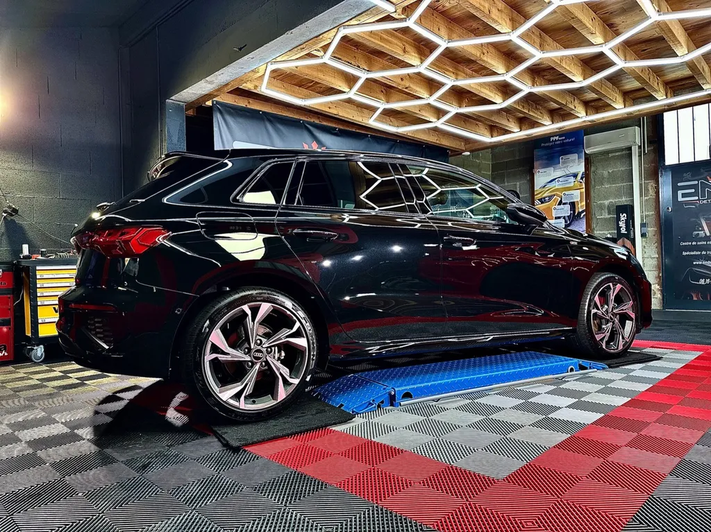 centre de DETAILING Lyon traitement céramique carosserie et jantes Audi A3