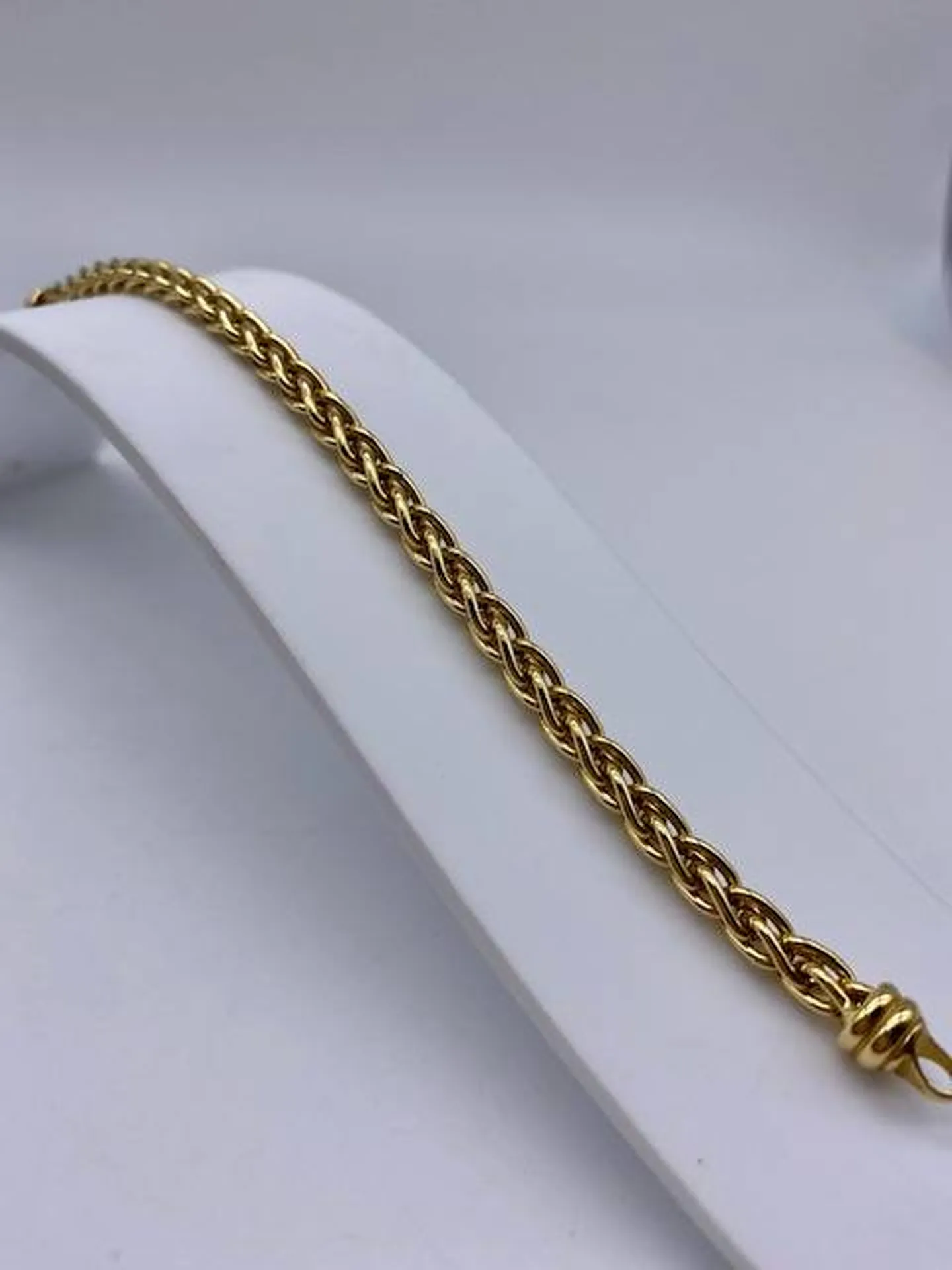 Bracelet or 750/1000ème maille spiga occasion Or Ligne Mios Bassin d'Arcachon