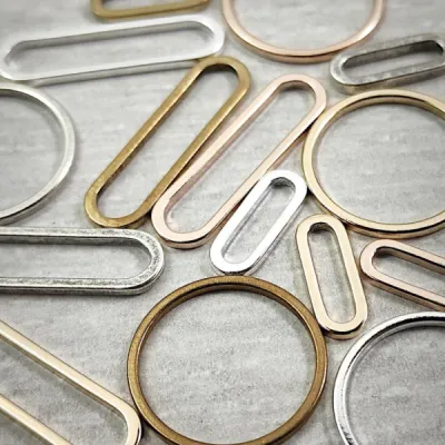 Anneaux fermés pour bijoux fantaisie plaqué or ou plaqué argent