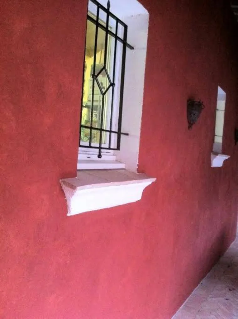 Façade BADIGEON CHAUX et Glacis OXYDE ROUGE TERRE DU MONDE -SAINT TROPEZ