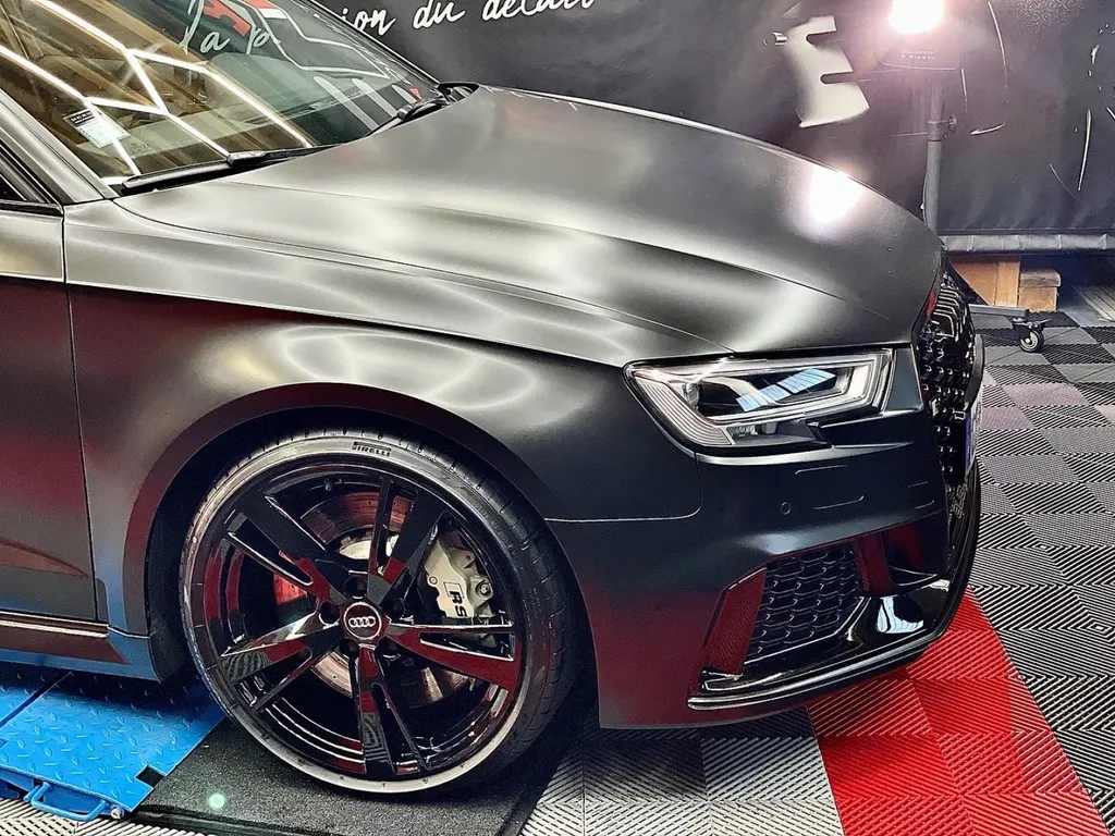 Covering protection PPF traitement céramique Audi RS3 à Lyon