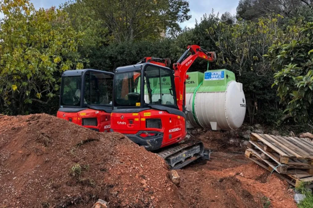 Travaux filtre compact rénovation 