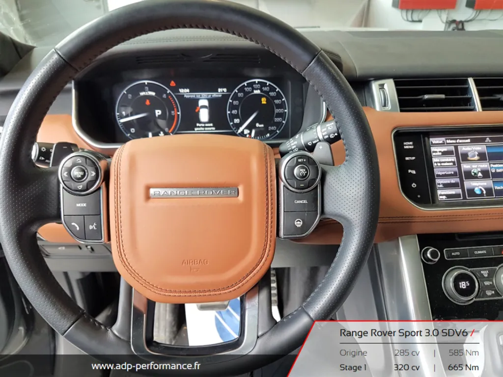 Reprogrammation moteur Fréjus - Range Rover Sport ADP Performance