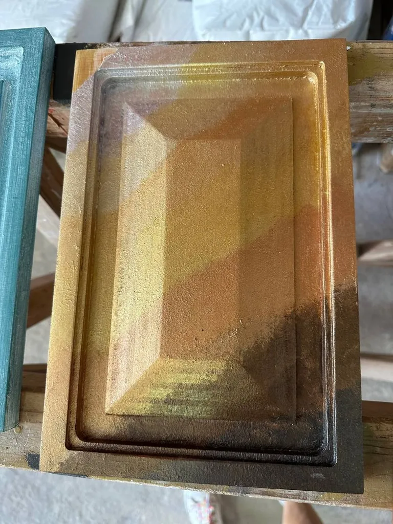 Glacis à l'huile-Patine