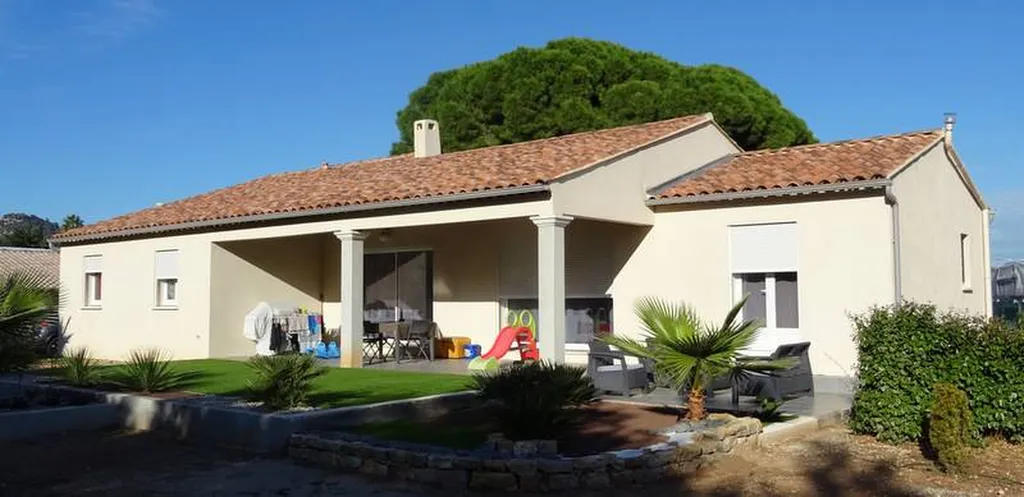 réalisation d'une maison sans étage à Hyères