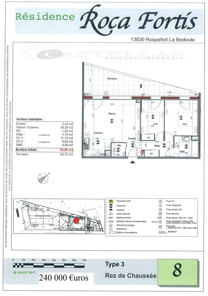 T3 neuf Roquefort la Bédoule