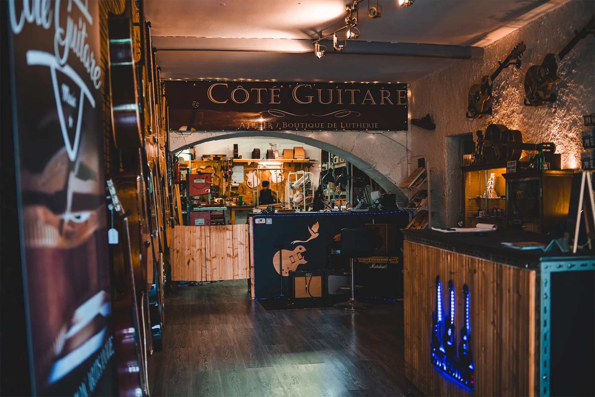 magasin de guitares près de Montpellier