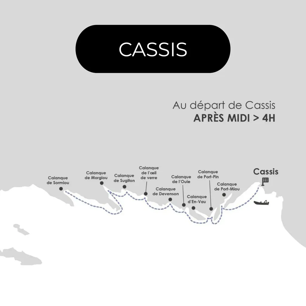 Visite des Calanques au départ de Cassis - Après-midi