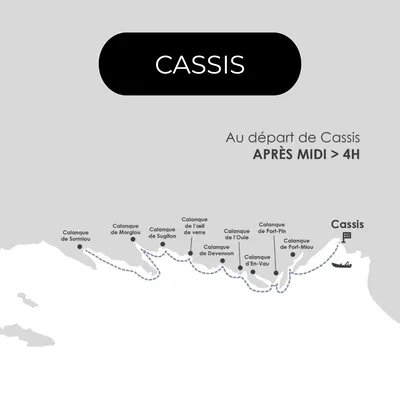 Visite des Calanques au départ de Cassis - Après-midi