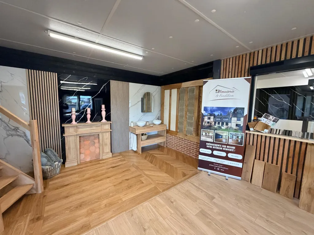Menuiserie & Tradition, atelier de menuiserie artisanale pour projets sur-mesure d’ossature bois et aménagements intérieurs près de Dieppe