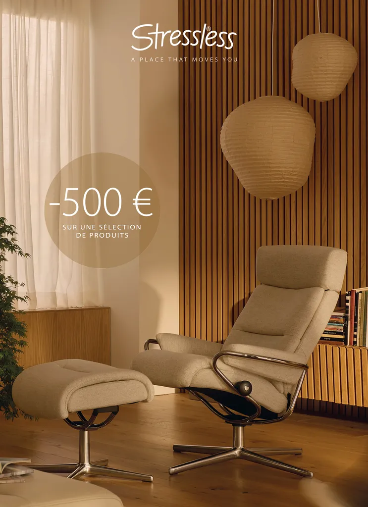 Fauteuil stressless en promotion à Hyères près du Pradet 