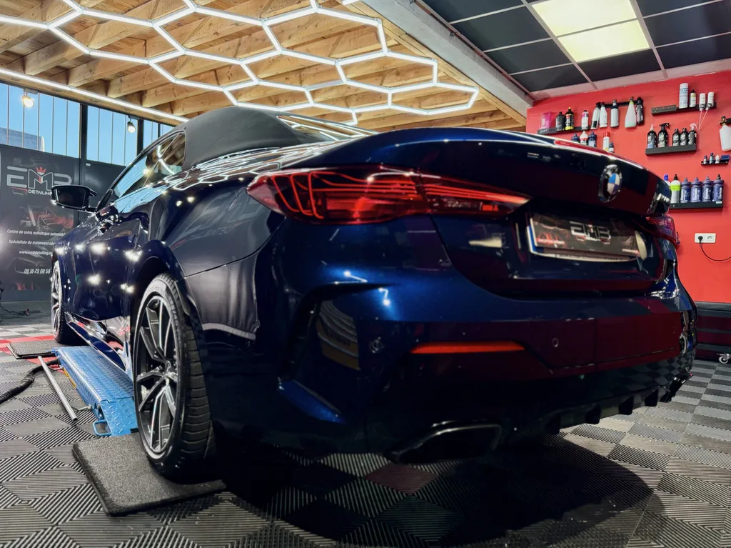 BMW 440i Cabriolet – Traitement céramique haut de gamme à Vaugneray (Ouest Lyonnais)