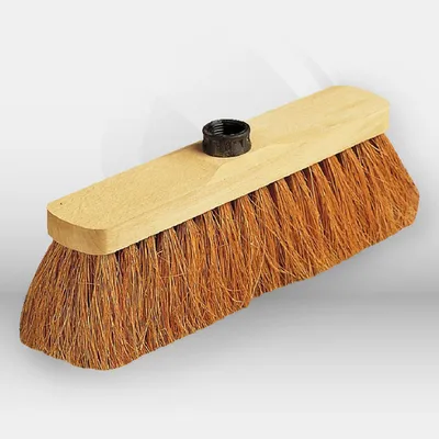 Balai coco brosse 35 cm en fibres naturelles, outil de balayage professionnel pour sols intérieurs et extérieurs, robuste et efficace sur surfaces dures et rugueuses, adapté aux entreprises de propreté et collectivités – disponible à Mont-de-Marsan, Lande