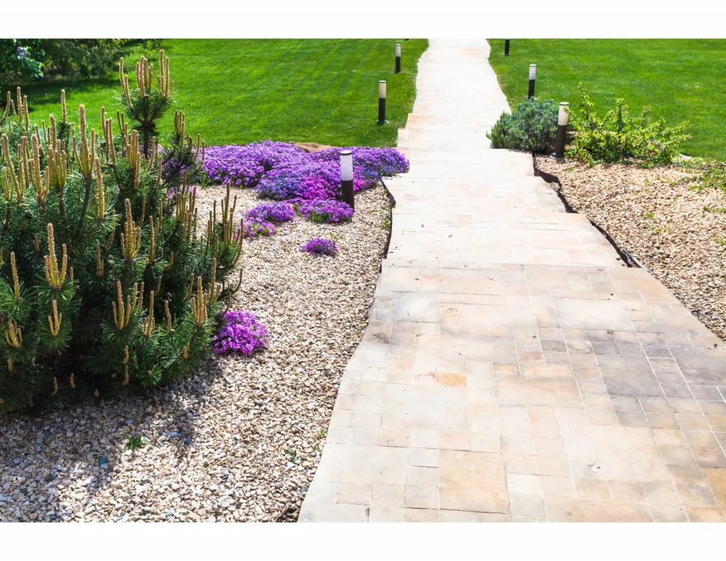 Aménagement paysager de terrain à forte pente dans le Lubéron