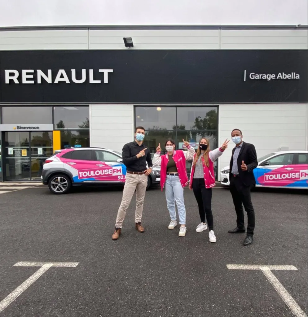 Le Garage Renault Abella est heureux de vous avoir offert le fameuse chocolatine avec la merveilleuse équipe Toulouse FM !