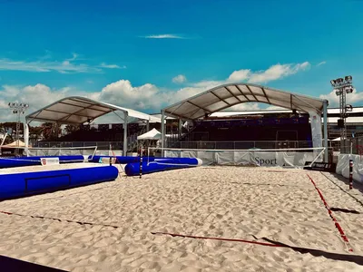 Installation d'un festival Sport à Saint-Laurent-du-Var