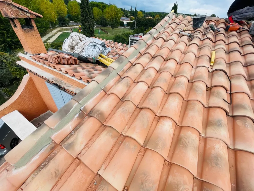 Réfection d’une toiture et isolation près de Bouc-Bel-Air.