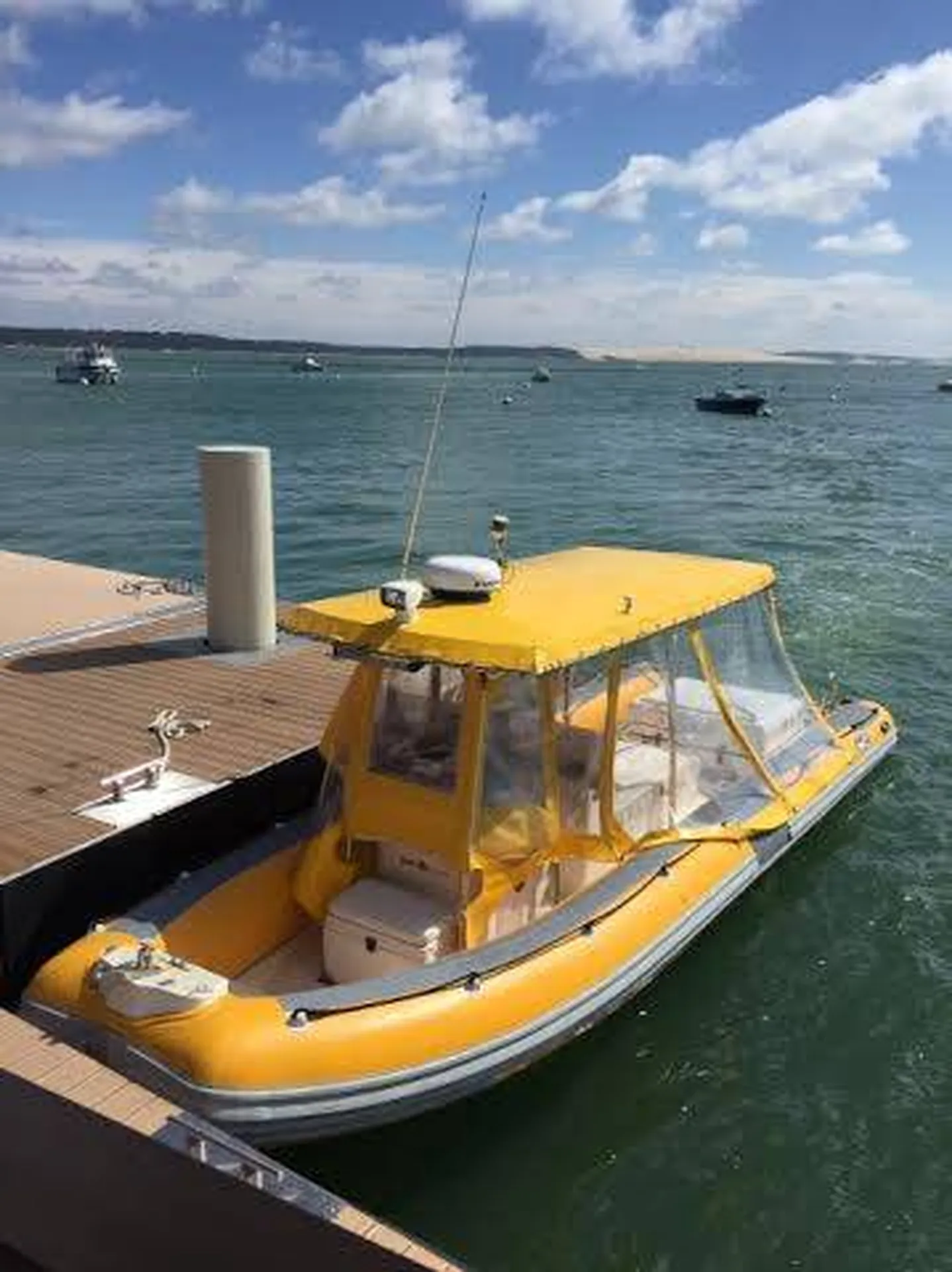 Arrivée de train et prendre un bateau pour aller au Cap Ferret 