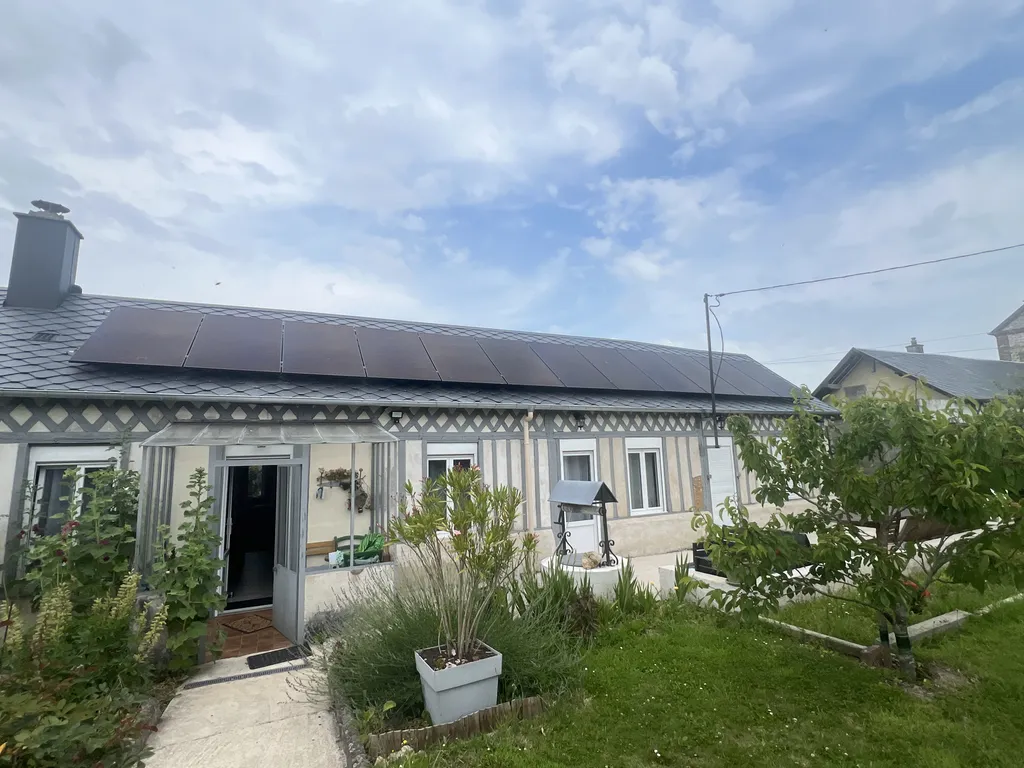 Installation panneaux solaires 5700 Wc avec batterie virtuelle à Goderville proche Fécamp en Seine-Maritime pour autoconsommation